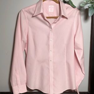 Brooks Brothers Tailor, Pink & White Button down